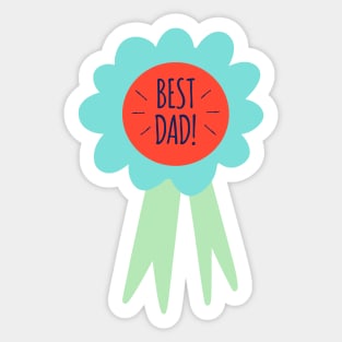 Best Dad Sticker